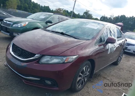 2013 Honda Civic Ex-L from USA, damaged, VIN 19XFB2F9XDE267732